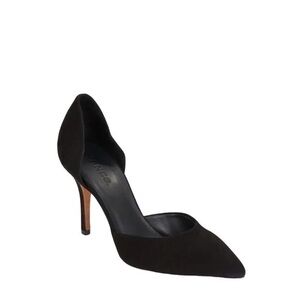 Vince Celeste Black Suede‎ D’Orsay Classic Heels Pumps Size 8
